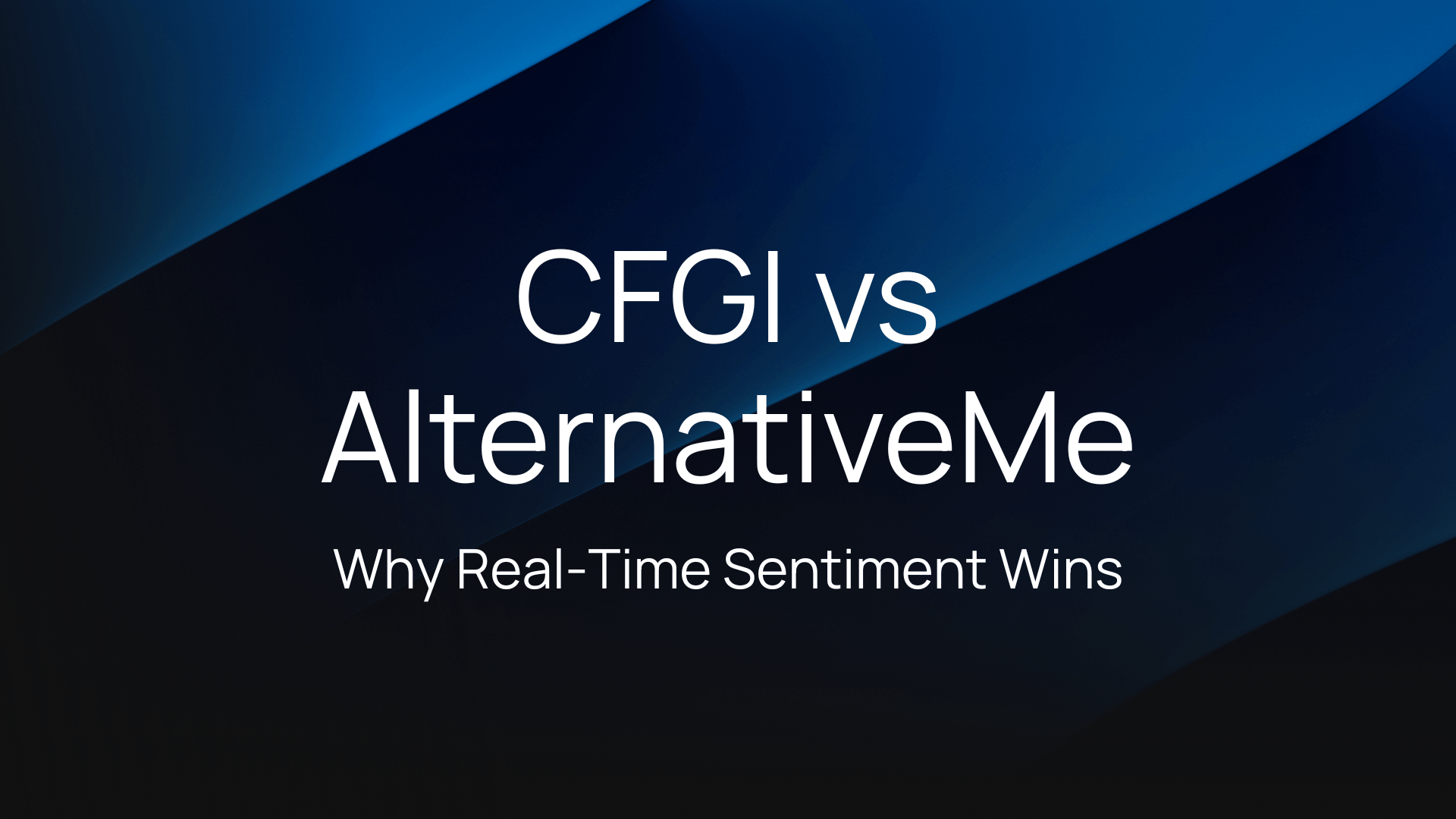 CFGI.io vs. Alternative.me
